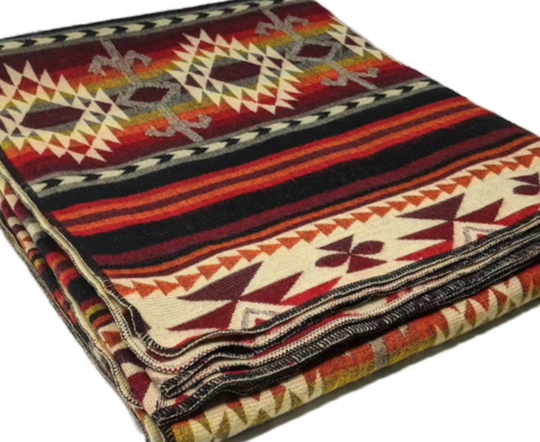 Handmade Alpaca Tribal Blanket/Throw